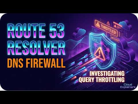 Route 53 Resolver DNS Firewall: Investigating Query Throttling