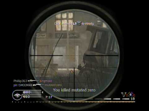 Call of Duty 4: 36-4 M40 Sniper on Bog - YouTube