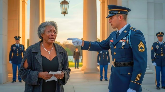 Security Stopped Her at Funeral — She Said 'Night Angel,' Every General Saluted - YouTube