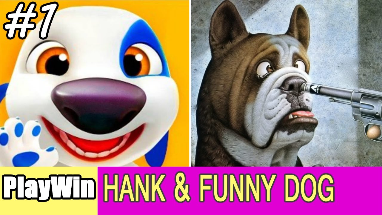 My Talking Hank and Funny Dog RealLife Ep1- PlayWin - YouTube