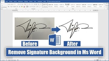 How to Remove Signature Background & Save JPEG in Microsoft Word Hindi Tutorial || Ms Word Tips ||