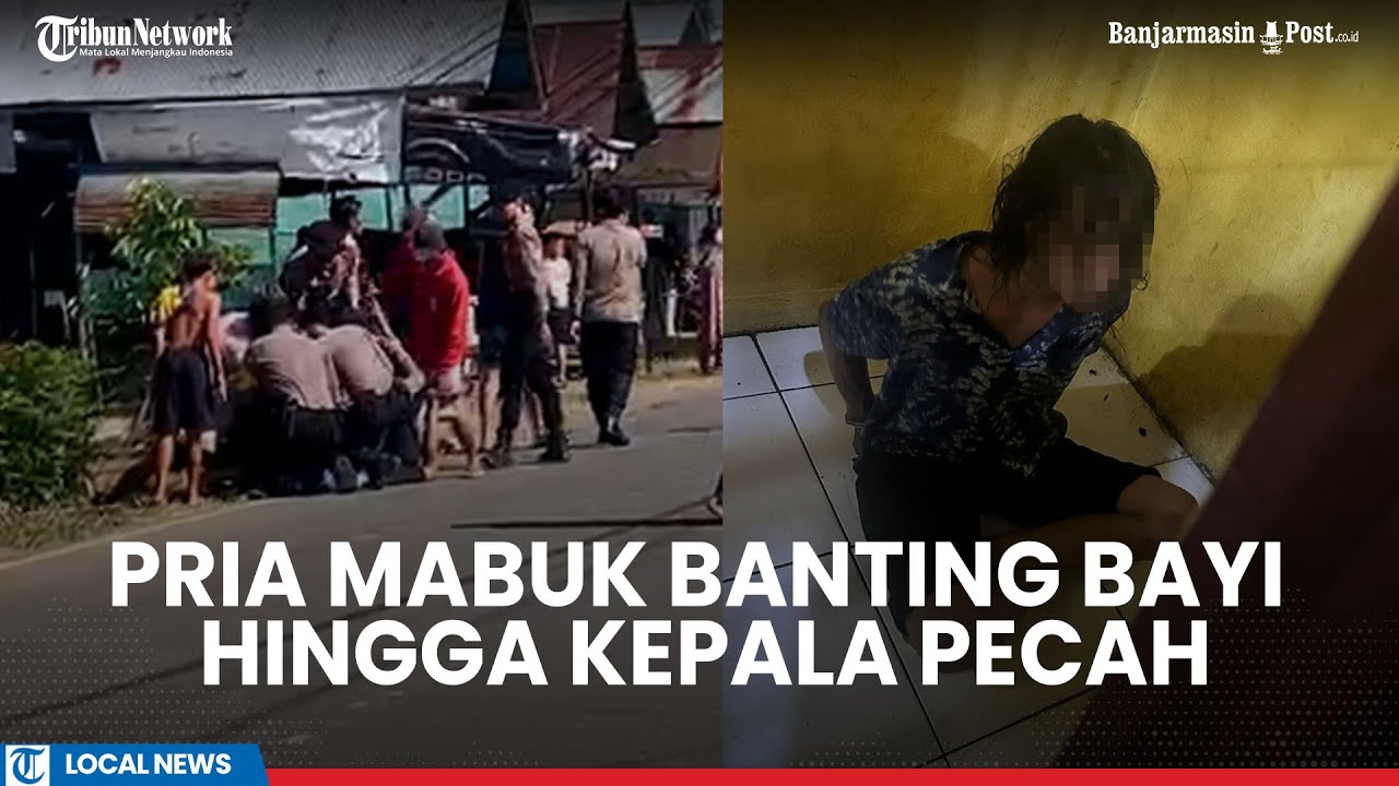 Pria Diduga Mabuk Banting Bayi hingga Tewas di Gambah HST, Kepala Pecah