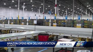 Officials hold ribbon-cutting for new Amazon delivery station in Florence