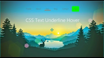Text Underline  Hover Effect using HTML,CSS and Javascript