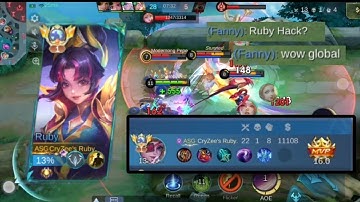 22 KILLS! SKY PIERCER + COMBO = INSTANT DELETE!!🔥 BEST RUBY BUILD AND ROTATION 2024