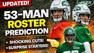 🚨JETS 53-MAN ROSTER PREDICTION:SHOCKING CUTS,SURPRISE STARTERS & TRAINING CAMP BATTLES!