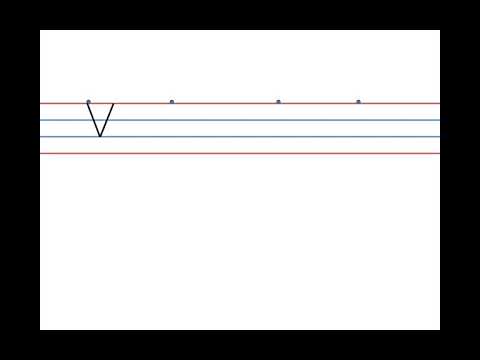 Writing Pattern Of Alphabet V