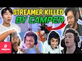 YOUTUBERS  KILLED BY GOD LEVEL CAMPERS | When Streamers Get Killed By God Level Campers  Reactions