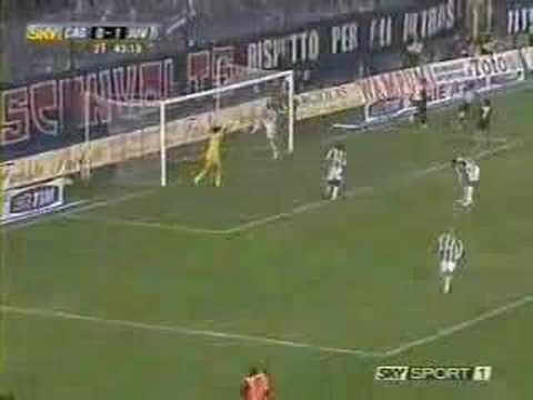 Cagliari - Juventus 1-1 Zola 88° 16-01-2005
