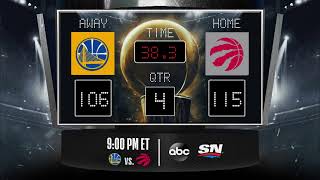 Join the conversation! stay up to date with golden state warriors @
toronto raptors live scoreboard & catch all action on #nbaonabc!
9:00pm (est): wa...