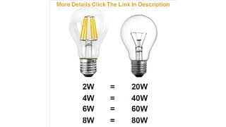 Top E27 E14 E12 E26 B22 LED Filament Light Bulb 2W 4W 6W 8W 110V 220V Frosted glass Lamp Edison vin