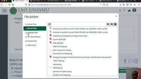 Moodle - Membuat Quiz Import AIKEN Format