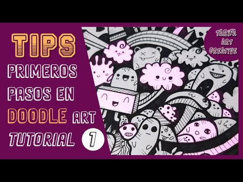 Vídeo: Dibujo Doodle Art: Cómo Crear Un Patrón Original