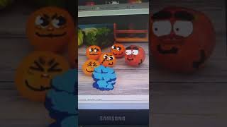 Doodland The Evil Apple Doodle Vs. Orange Doodles Powers Ups