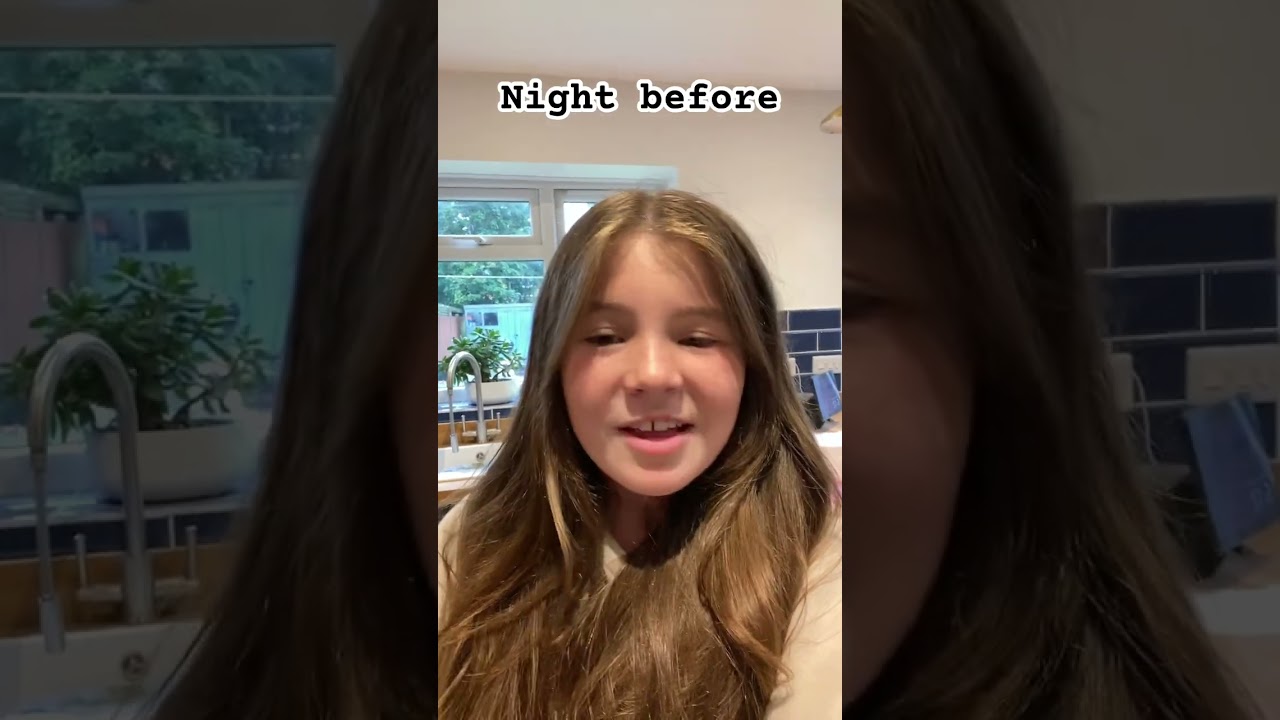 My first day of secondary school