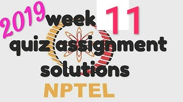 NPTEL | The Joy of Computing using Python | Week 11 Quiz Solution