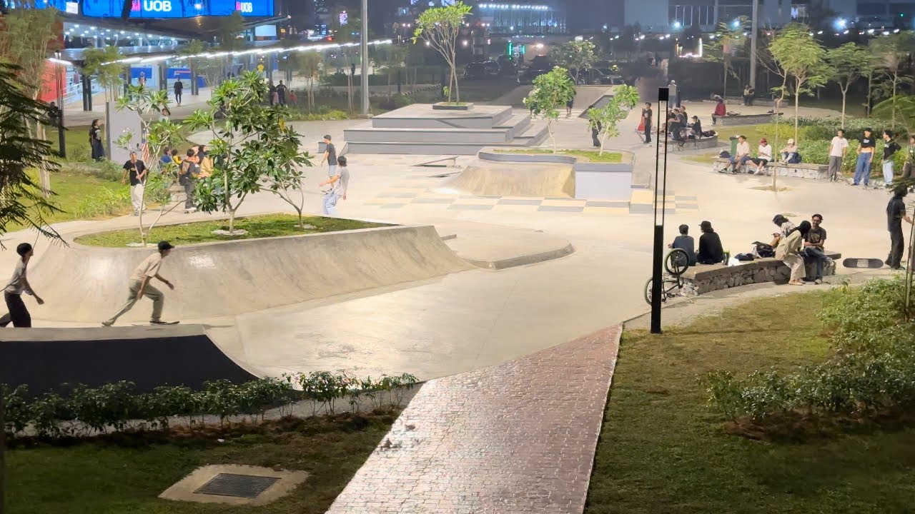 [4K60FPS] ‼️Newly Open‼️ Urban Skate Plaza by Vans MRT Ampang Park