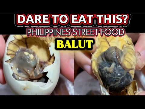 PHILIPPINES FAMOUS STREET FOOD BALUT | WOULD YOU EAT IT❓ #exotic #food #streetfood