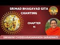 Chanting - Bhagavad Gita chapter 11 along with lyrics by Swamini Chidekarasananda Saraswati