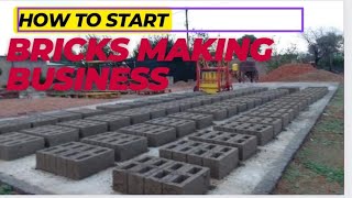 How To Start Bricks Manufacturing Business In South Africa. Brick Making Machines