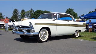 1956 Plymouth Fury 2 Door Hardtop in Eggshell White & Engine Sound - My Car Story with Lou Costabile