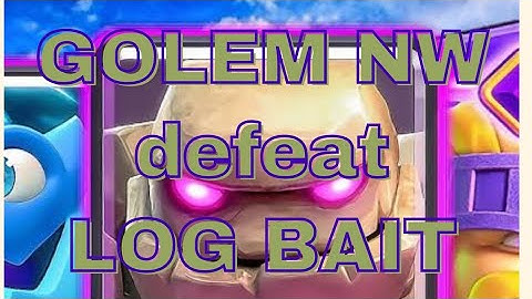 Golem NightWitch✔️ defeat  LOG BAIT❌️ |  @clashwithandoy