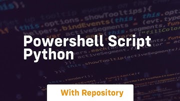 powershell script python