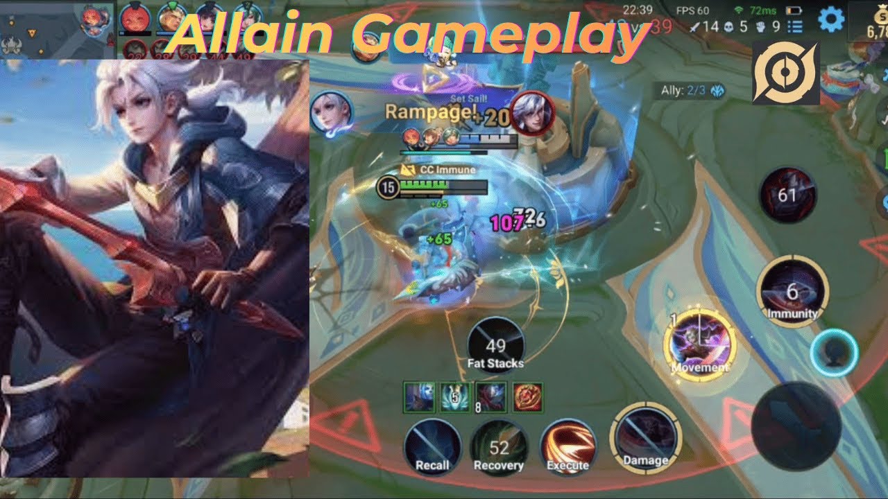 ALLAIN GOD MODE: From Losing to SS Rank MVP Carry!