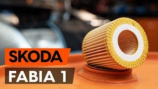 Hoe Oliefilter van de motor SKODA FABIA Combi (6Y5) vervangen - videohandleidingen