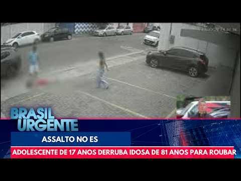 81-year-old woman tackled during robbery by teenager in ES | Brasil Urgente