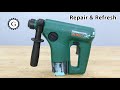 Repair and Refresh 12V Rotary Hammer Drill & Rebuild Battery + Modify Charger | HITACHI DH 15DV