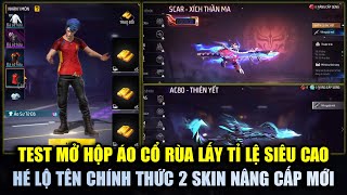 Test Mở Hộp Áo Cổ Rùa Đen Lấy Tỉ Lệ Trúng Cao Nhất - Hé Lộ 2 Skin Nâng Cấp Tiếp Theo | Free Fire