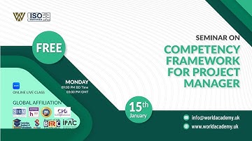 Competency Framework For Project Manager