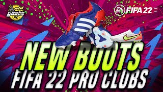 FIFA 22 Pro Clubs All The New Football Boots!