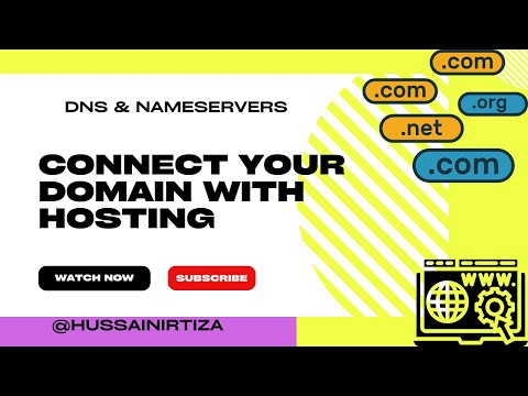 Connect Domain DNS with Hosting Nameservers -  for Beginners 2023