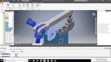 Inventor 2018 - Video 5 mô phỏng lắp ráp thay JIG