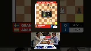 Arjun Erigaisi wins his first game against Grandelius. #arjunerigaisi #arjun #chess #arjun