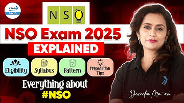 NSO Exam 2025 Explained Eligibility, Syllabus, Pattern & Preparation Tips || Everything about #NSO