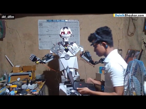 Odisha के 12th class student ने बनाया Robot