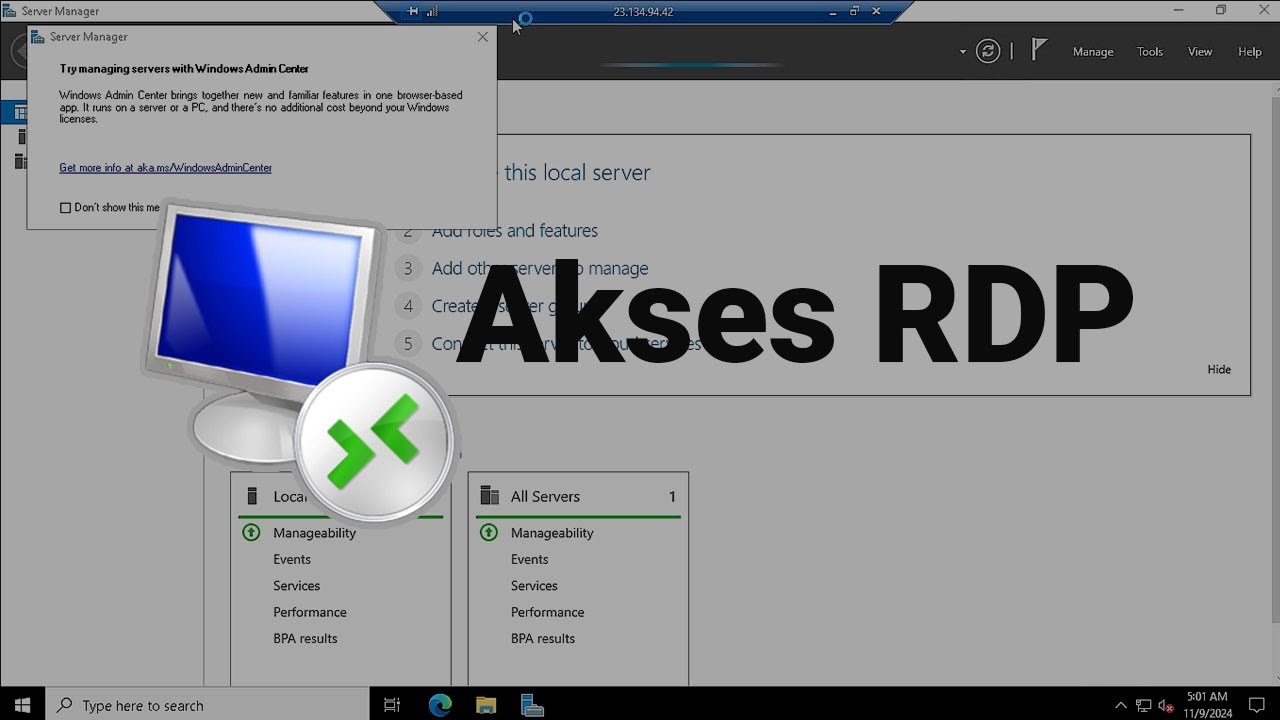 Akses RDP di Windows 10 - YouTube