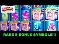 SUPER RARE PIGGY BANKIN 5 BONUS SYMBOLS‼️ NEVER BEFORE SEEN ON YOUTUBE‼️BONUSES + BIG SLOT WINS