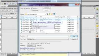 Manage your HTML5 MP3 Player Playlist Online
