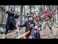 LTT Films : Warriors S.E.A.L X Nerf Guns Fight Crime Group Grakk Damn A Car Thief