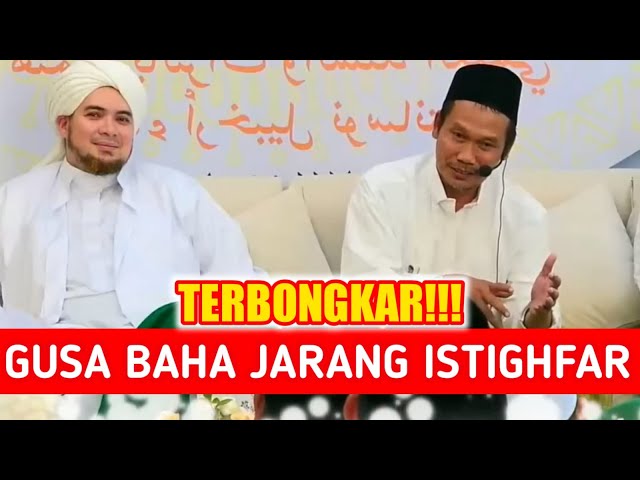 JAWABAN GUS BAHA JARANG ISTIGHFAR || HABIB JINDAN BIN NOVEL BIN SALIM BIN JINDAN class=