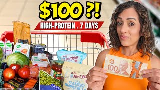 Can I Eat High-Protein for a Week on Just $100? (Canada Grocery Challenge)
