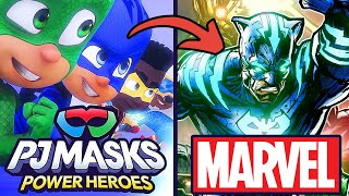 Drawing Pjmasks Power Heroes As A Marvel Comics Cover