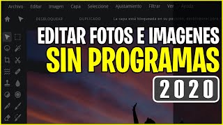 COMO EDITAR FOTOS E IMÁGENES SIN PROGRAMAS EN PC / LAPTOP - 2020 - GRATIS screenshot 4