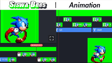 Make a short animation of Sonic Mania using KineMaster! (Timelapse)