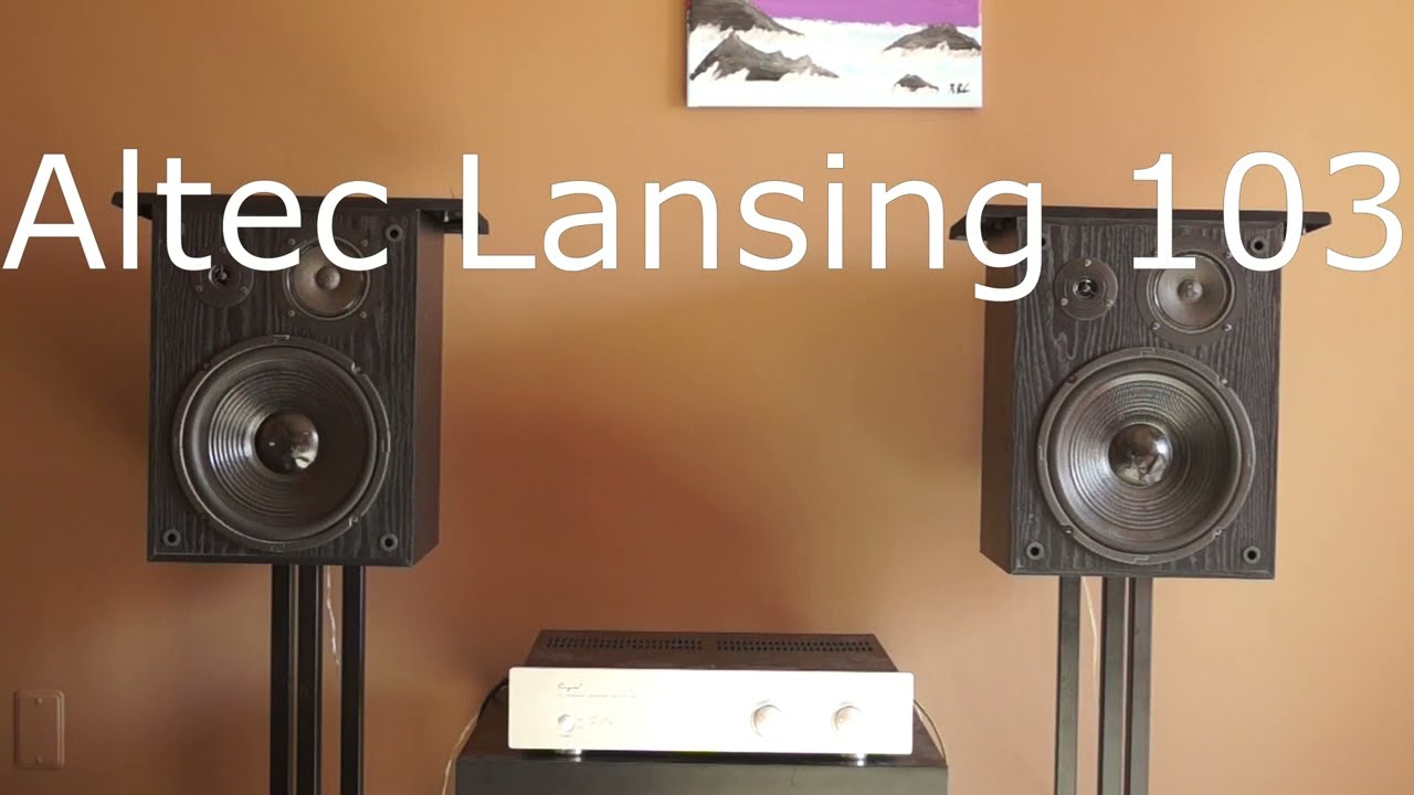 Speaker Feature : Altec Lansing Model 103 - Pleasant surprise