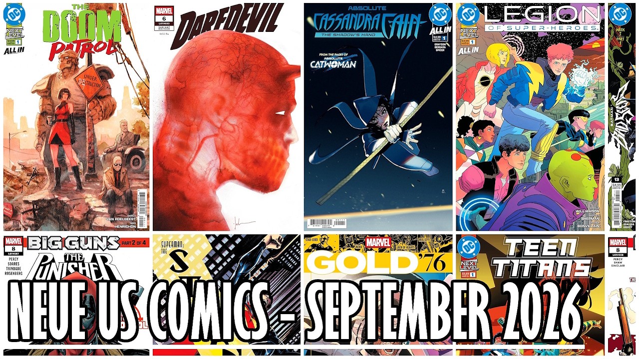 Neue Comics auf die 1! - Eindrücke zu Neustarts & Specials September 2026 - 3x NEXT LEVEL Nachschub!